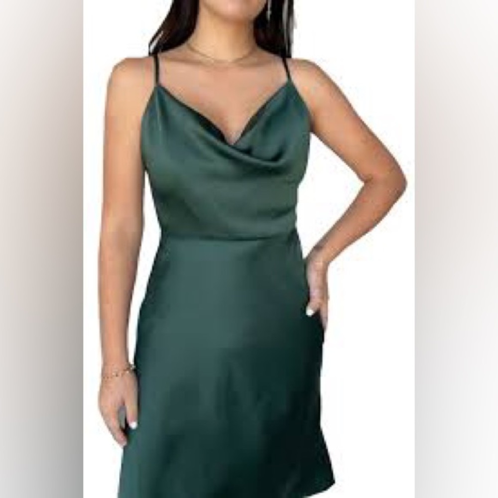 Adelyn Rae Arla Cowl Neck Slip Mini